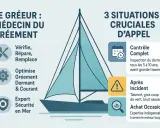 Illustration d'un voilier avec une voilure stylisée, expliquant le rôle du gréeur pour la sécurité et l'entretien du gréement.